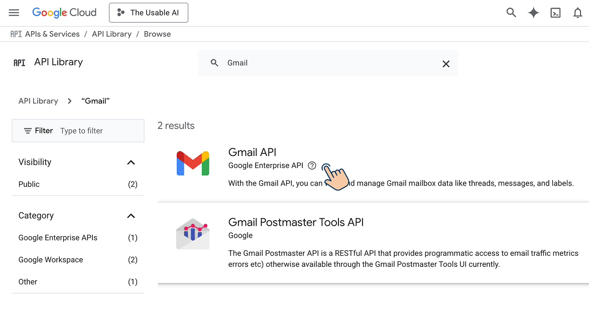 Search Results for Gmail API